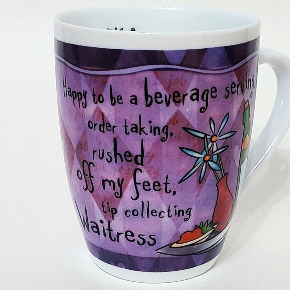 Tip Top Waitress Porcelain Mug by History & Herald